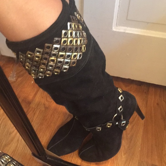 Kathy Van Zeeland Shoes - Kathy black leather boots 8.5